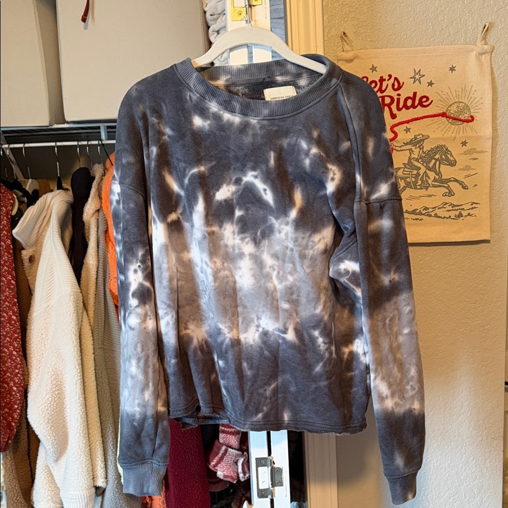 American Eagle Cropped Sweatshirt - Small
